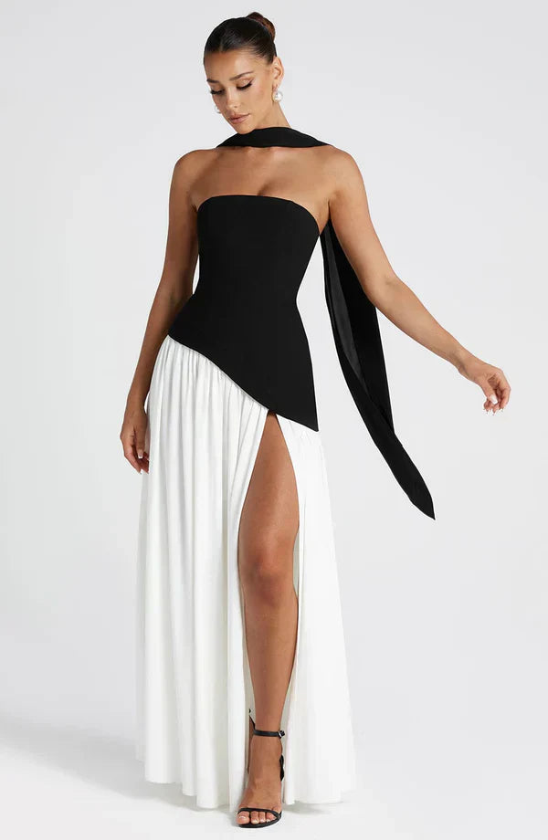 VALENCIA MAXI — BLACK/WHITE